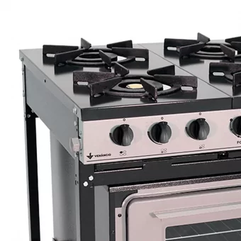 Fogão Bravo 4 Bocas 2 Duplas Baixa Pressão com Forno – Venâncio