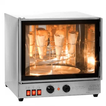 Forno Giratório Elétrico com Suporte para 8 Cones Pizza – Titã