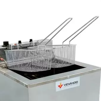 Fritadeira Industrial Elétrica Mesa Água e Óleo 23 Litros – Venâncio