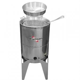 Fritadeira Industrial Elétrica Água e Óleo 24 Litros – Skymsen - Código 138