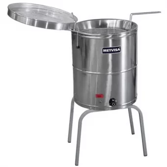 Fritadeira Industrial Elétrica Água e Óleo 20 Litros – Bimg/Metvisa