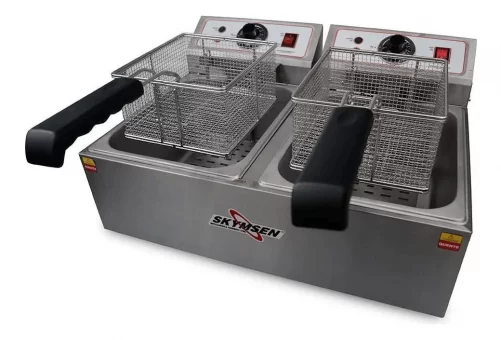 Fritadeira Industrial Elétrica Mesa Óleo 10 Litros – Skymsen
