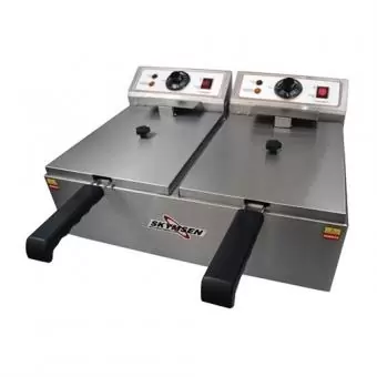 Fritadeira Industrial Elétrica Mesa Óleo 10 Litros – Skymsen - Código 141