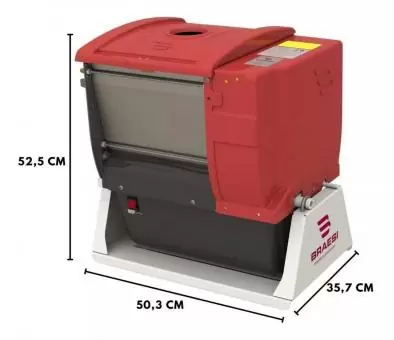 Amassadeira Semi Rápida 5kg NR12 ALI 05 - Braesi