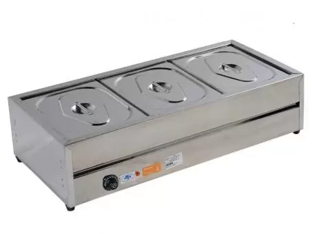 Rechaud Térmico de Mesa 03 Cubas - Ibet - Código 55