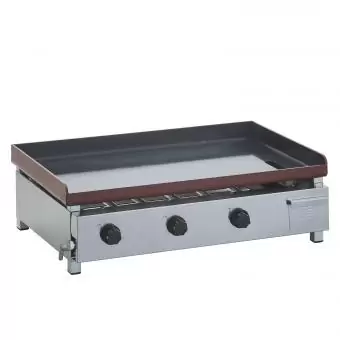 Chapa a Gás Linha Bifeteira com 03 Queimadores - Edanca - Código 74